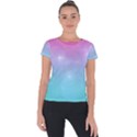 Pastel Goth Galaxy  Short Sleeve Sports Top  View1