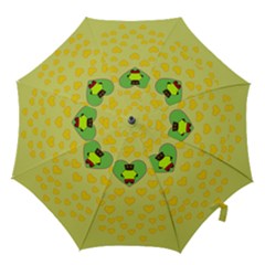 Home Of The Cartoon Bears Hook Handle Umbrellas (small) by pepitasart