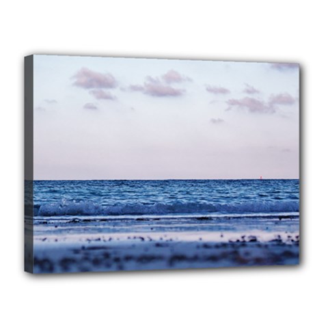 Pink Ocean Hues Canvas 16  X 12  (stretched) by TheLazyPineapple