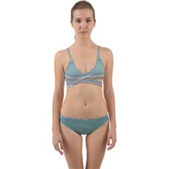 Minty Ocean Wrap Around Bikini Set by TheLazyPineapple