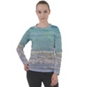 Minty Ocean Women s Long Sleeve Raglan Tee View1