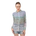 Ocean Heart Long Sleeve Chiffon Shirt View1