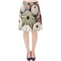 Sea urchins Velvet High Waist Skirt View1