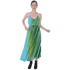 Tropical Palm Tie Back Maxi Dress by TheLazyPineapple