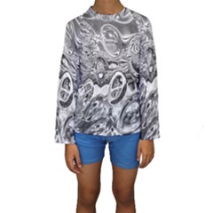 Pebbels In The Pond Kids  Long Sleeve Swimwear by ScottFreeArt