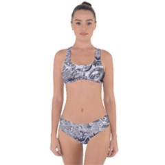 Pebbels In The Pond Criss Cross Bikini Set by ScottFreeArt