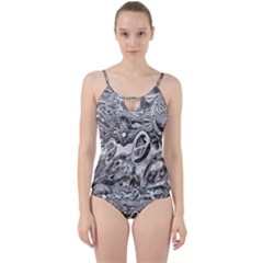 Pebbels In The Pond Cut Out Top Tankini Set by ScottFreeArt