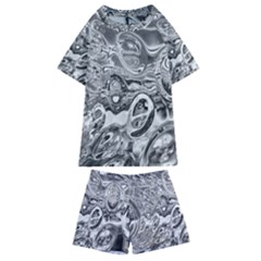 Pebbels In The Pond Kids  Swim Tee And Shorts Set by ScottFreeArt