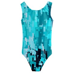 469823231 Glitch48 Kids  Cut-out Back One Piece Swimsuit by ScottFreeArt