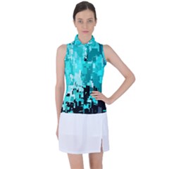 469823231 Glitch48 Women s Sleeveless Polo Tee by ScottFreeArt