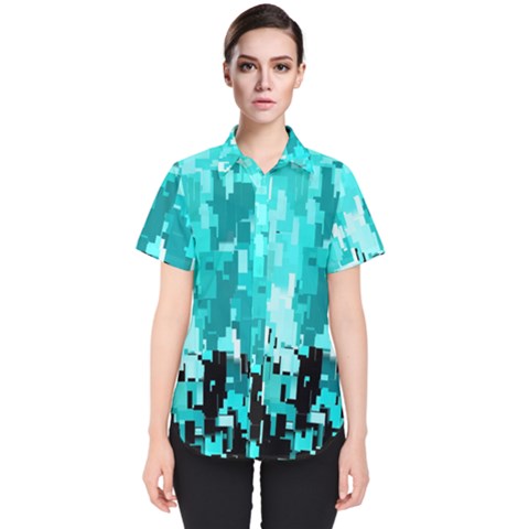 469823231 Glitch48 Women s Short Sleeve Shirt by ScottFreeArt