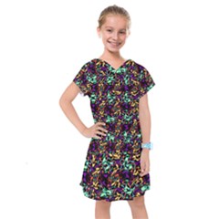 Abstract-r-9 Kids  Drop Waist Dress by ArtworkByPatrick