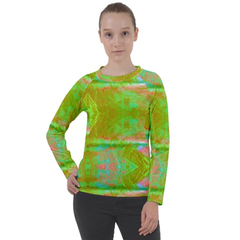 Tank Yellow  #scottfreeart N Green Purple Img 1589 Women s Long Sleeve Raglan Tee by ScottFreeArt