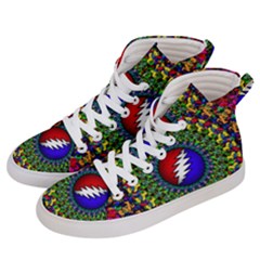 Grateful Dead Men s Hi-top Skate Sneakers by Sapixe