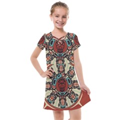 Grateful Dead Pacific Northwest Cover Kids  Cross Web Dress by Sapixe