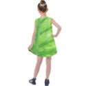 Green Bright Digital Manipulation Kids  Summer Dress View2