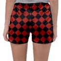 Block Fiesta - Apple Red & Black Sleepwear Shorts View2