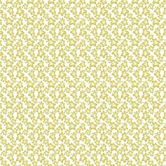 Cute Flowers - Ceylon Yellow Fabric by FashionBoulevard