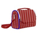 Nice Stripes - Apple Red Satchel Shoulder Bag View2