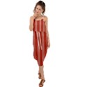 Nice Stripes - Apple Red Waist Tie Cover Up Chiffon Dress View1