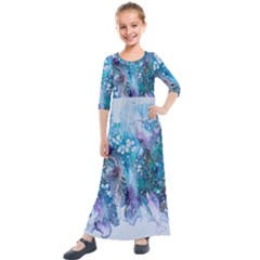 Img E2915 Kids  Quarter Sleeve Maxi Dress by CKArtCreations