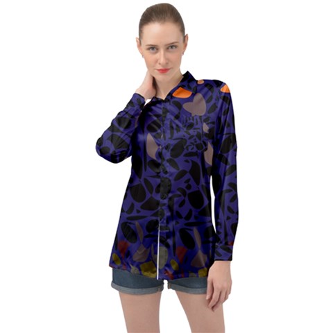 Zappwaits Long Sleeve Satin Shirt by zappwaits