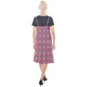 Green Elephant Pattern Mauve Camis Fishtail Dress View2