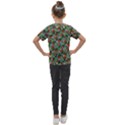 Fiola Pattern Green Kids  Mesh Piece Tee View2