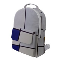 Tableau I, By Piet Mondriaan Flap Pocket Backpack (large) by Sobalvarro