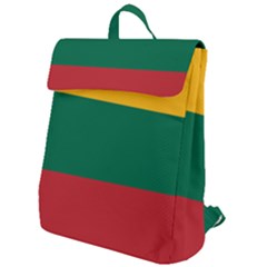 Lithuania Flag Flap Top Backpack by FlagGallery