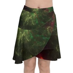 Space Cosmos Galaxy Universe Sky Chiffon Wrap Front Skirt by Wegoenart