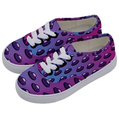 Ufo Alien Pattern Kids  Classic Low Top Sneakers by Wegoenart