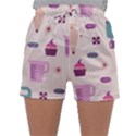 Seamless Bakery Vector Pattern Sleepwear Shorts View1