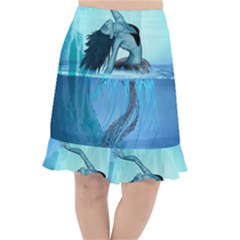 Wonderful Jellyfish Women Fishtail Chiffon Skirt by FantasyWorld7