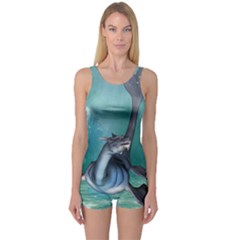 Awesome Seadragon One Piece Boyleg Swimsuit by FantasyWorld7