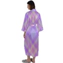 Kariert Muster Stoff Vintage 1580504533x2u Maxi Satin Kimono View2