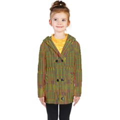 Colors From The Sea Decorative Kids  Double Breasted Button Coat by pepitasart