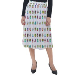 All The Aliens Teeny Classic Velour Midi Skirt  by ArtByAng