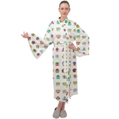 All The Aliens Teeny Maxi Velour Kimono by ArtByAng