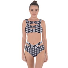 Geometric Bandaged Up Bikini Set  by Sparkle