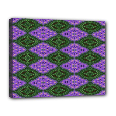 Digital Grapes Canvas 14  X 11  (stretched) by Sparkle