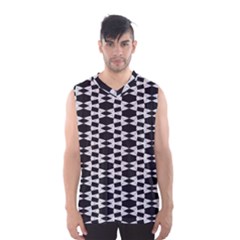 Black And White Triangles Men s Basketball Tank Top by Sparkle