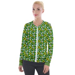 Hawaii Ghost Green Velour Zip Up Jacket by snowwhitegirl