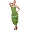 Hawaii Ghost Green Layered Bottom Dress View1