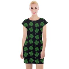 St Patricks Day Cap Sleeve Bodycon Dress by Valentinaart