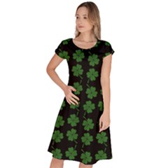 St Patricks Day Classic Short Sleeve Dress by Valentinaart