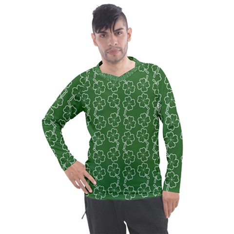 St Patricks Day Men s Pique Long Sleeve Tee by Valentinaart