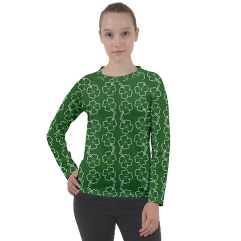 St Patricks Day Women s Long Sleeve Raglan Tee by Valentinaart