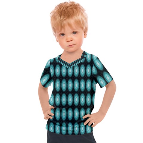 Mandala Pattern Kids  Sports Tee by Sparkle