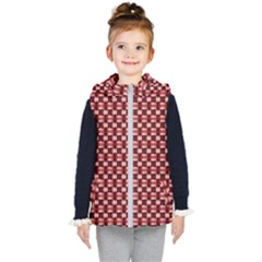 Ocean Flamingos Kids  Hooded Puffer Vest by Sparkle